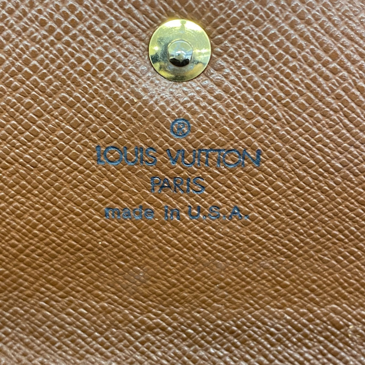 【6gd3936】ルイヴィトン 長財布 モノグラム ポシェットポルトモネクレディ M61725 ブラウン【中古】メンズ レディース ユニセックス