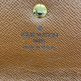 【6gd3936】ルイヴィトン 長財布 モノグラム ポシェットポルトモネクレディ M61725 ブラウン【中古】メンズ レディース ユニセックス