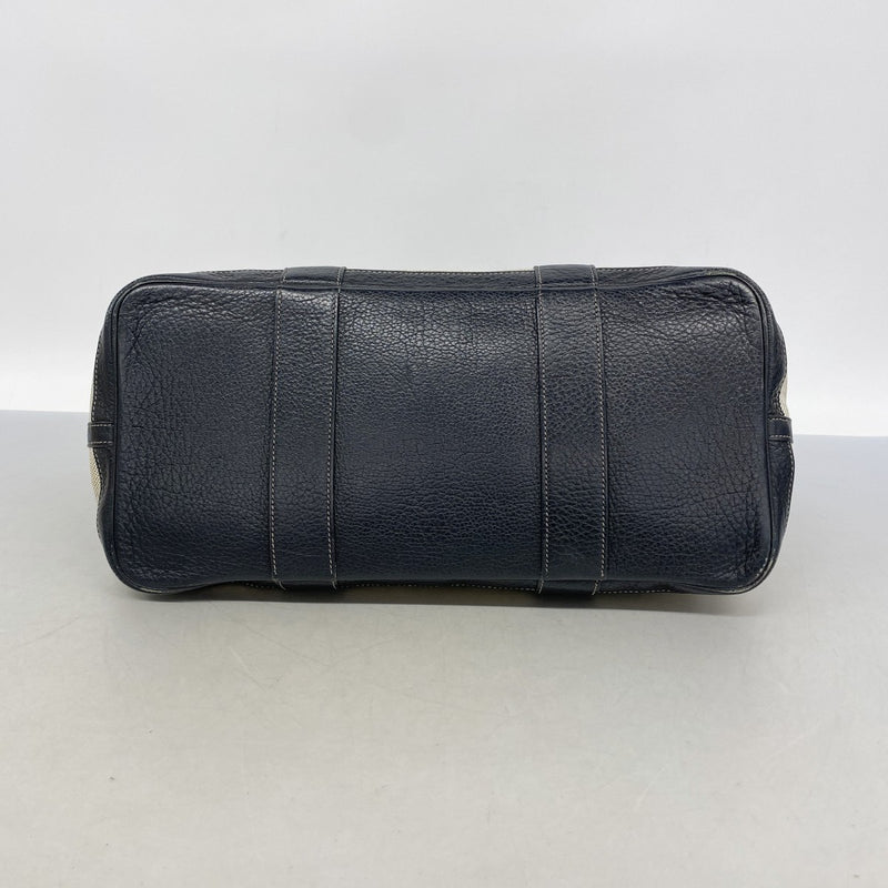 【6gd3945】エルメス トートバッグ ガーデンパーティPM ボルデュックリボン トワルアッシュ ブラック シルバー金具【中古】レディース