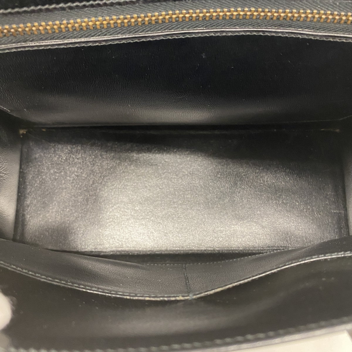 【6gd3946】エルメス ハンドバッグ ドラッグ27 ボックスカーフ ブラック ゴールド金具 〇L刻印【中古】レディース