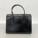 【6gd3946】エルメス ハンドバッグ ドラッグ27 ボックスカーフ ブラック ゴールド金具 〇L刻印【中古】レディース