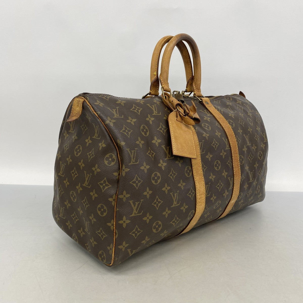 【6gd3947】ルイヴィトン ボストンバッグ モノグラム キーポル45 M41428 ブラウン【中古】メンズ レディース ユニセックス