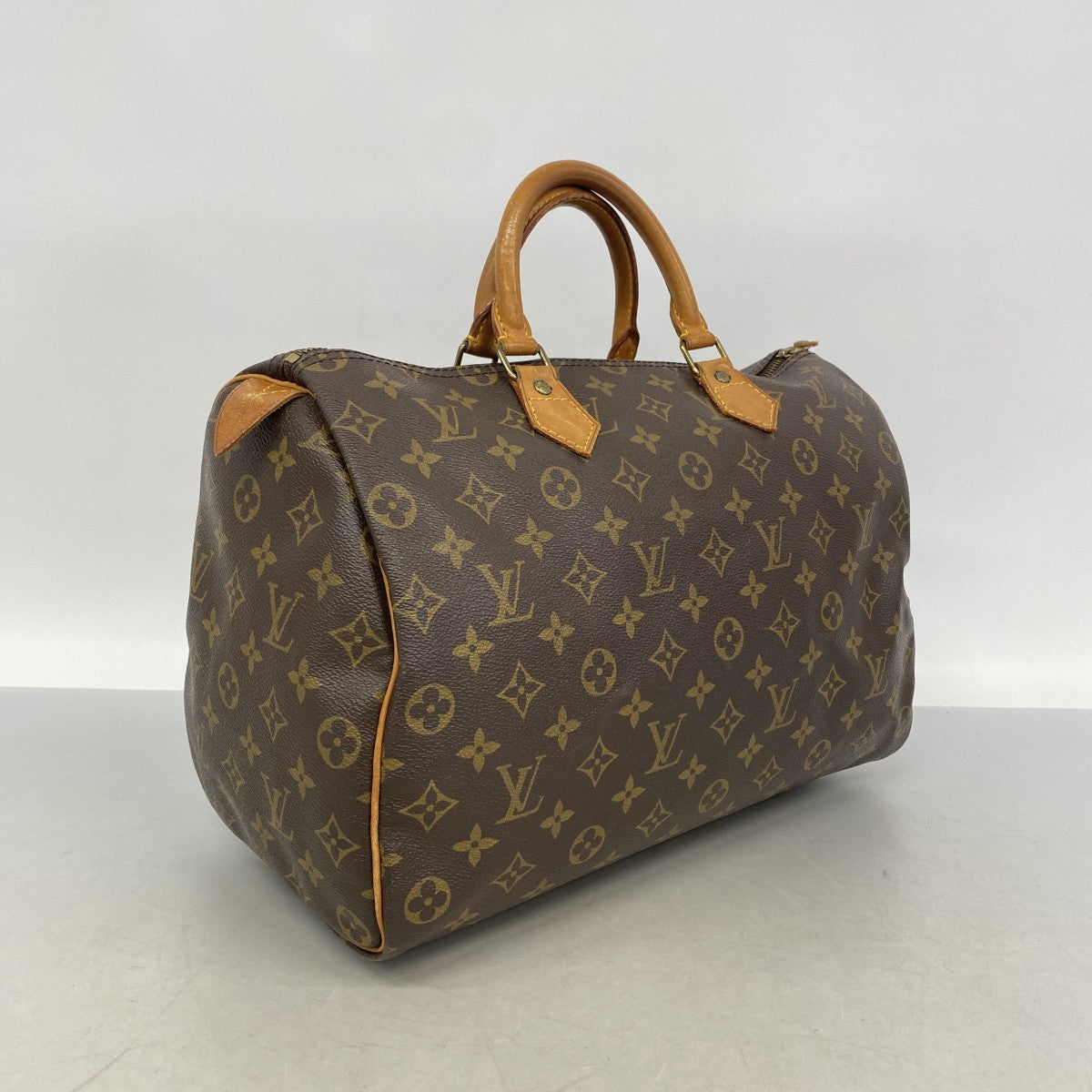 【6gd3948】ルイヴィトン ハンドバッグ モノグラム スピーディ35 M41107 ブラウン【中古】レディース