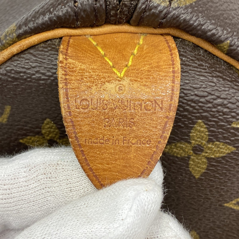 【6gd3948】ルイヴィトン ハンドバッグ モノグラム スピーディ35 M41107 ブラウン【中古】レディース