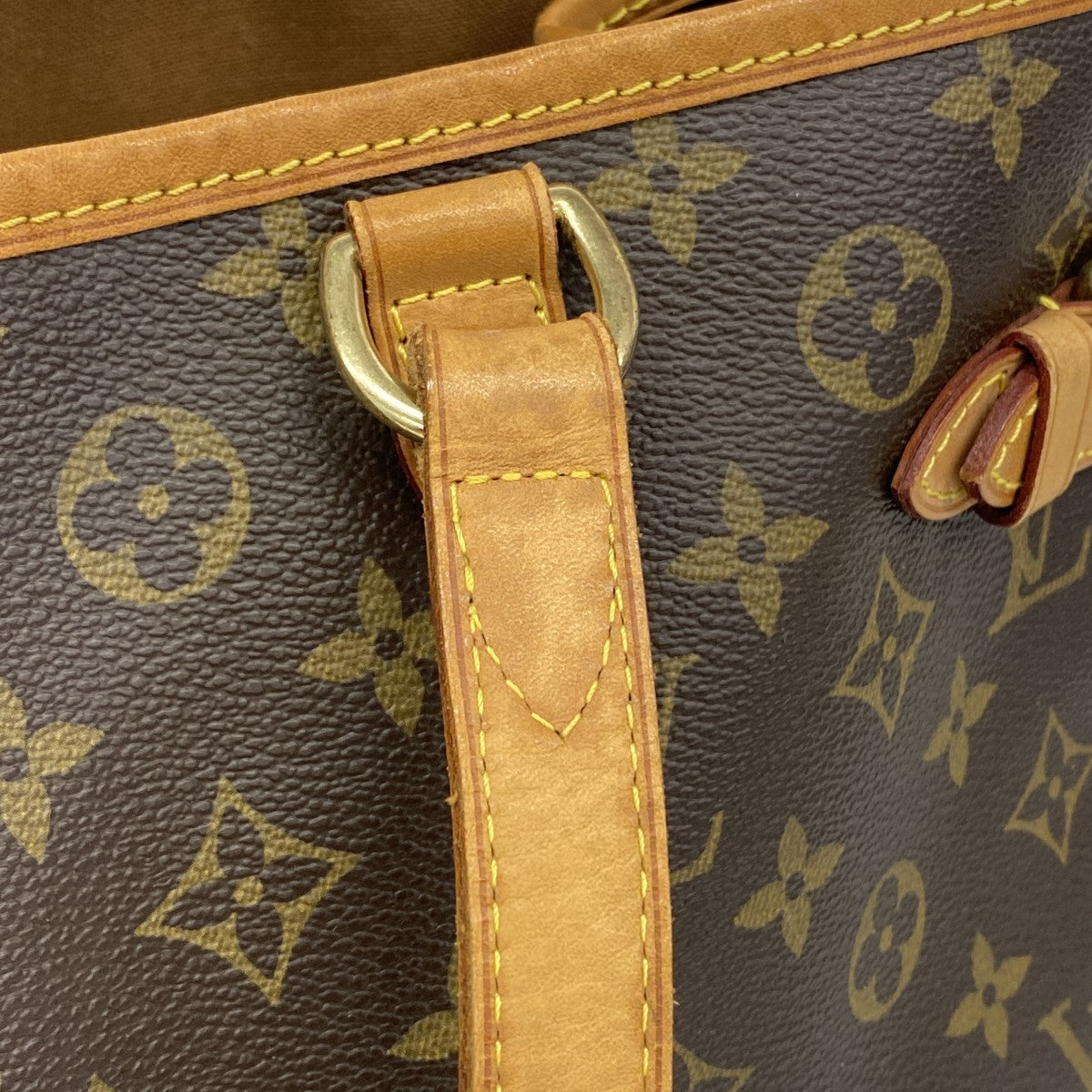 【6gd3950】ルイヴィトン トートバッグ モノグラム バティニョールオリゾンタル M51154 ブラウン【中古】レディース