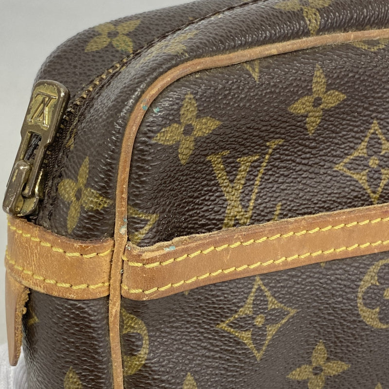 【6gd3953】ルイヴィトン クラッチバッグ モノグラム コンピエーニュ23 M51847 ブラウン【中古】メンズ