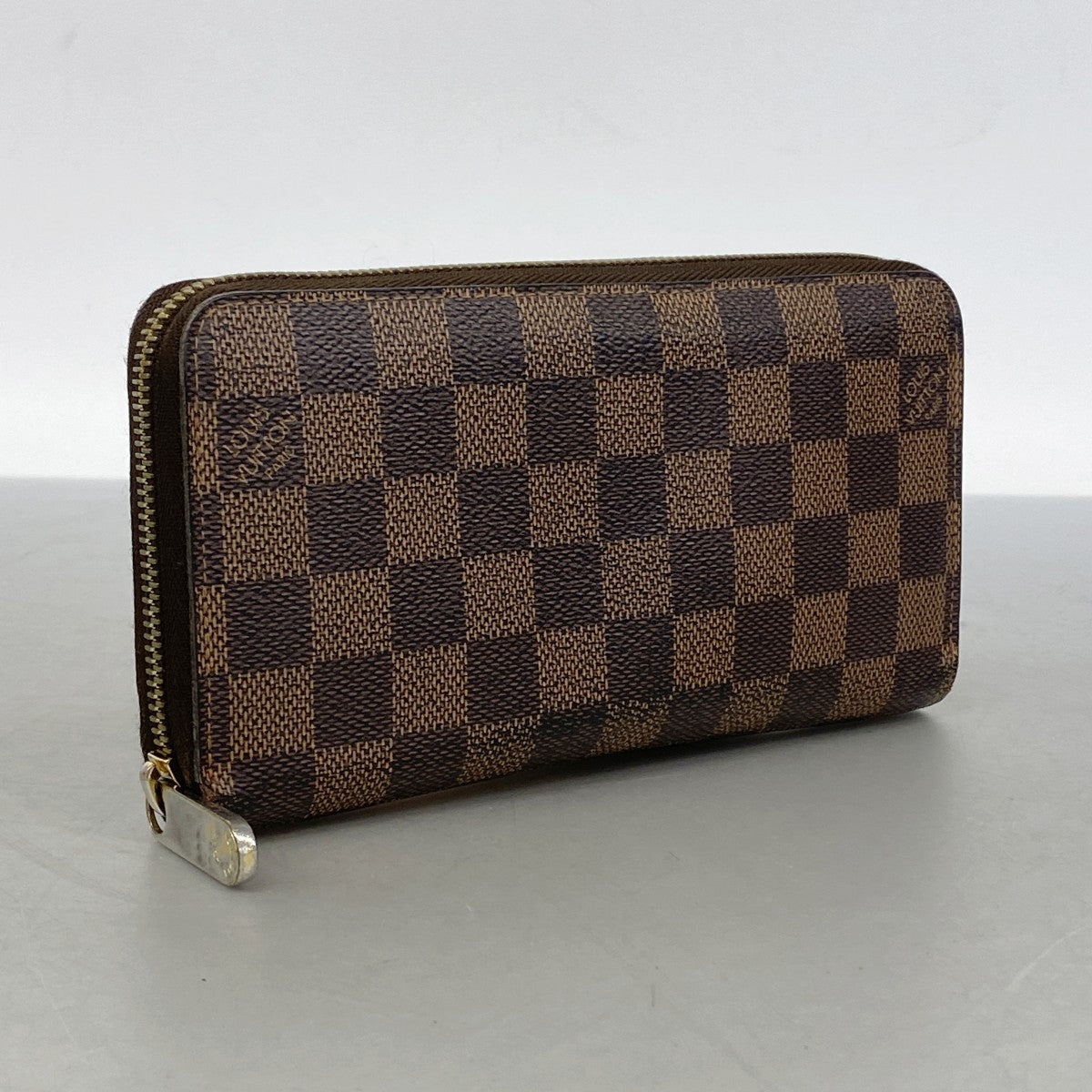 【6gd3956】ルイヴィトン 長財布 ダミエ ジッピーウォレット N41661 エベヌ【中古】メンズ レディース ユニセックス