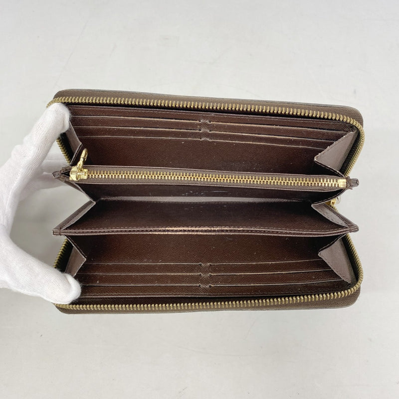 【6gd3956】ルイヴィトン 長財布 ダミエ ジッピーウォレット N41661 エベヌ【中古】メンズ レディース ユニセックス