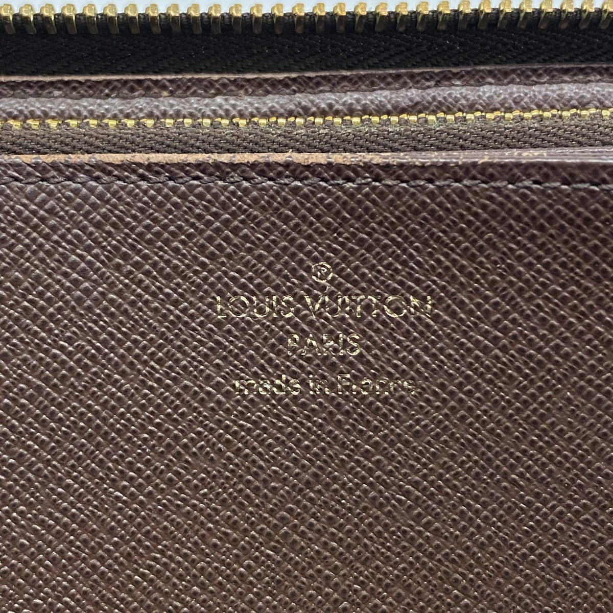 【6gd3956】ルイヴィトン 長財布 ダミエ ジッピーウォレット N41661 エベヌ【中古】メンズ レディース ユニセックス