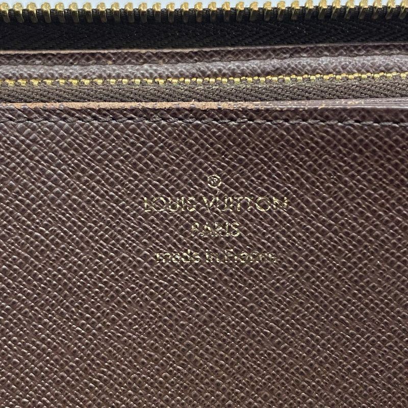 【6gd3956】ルイヴィトン 長財布 ダミエ ジッピーウォレット N41661 エベヌ【中古】メンズ レディース ユニセックス