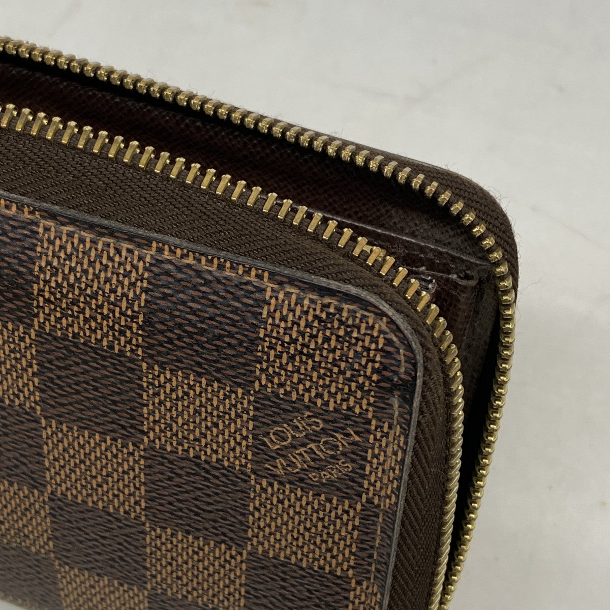 【6gd3956】ルイヴィトン 長財布 ダミエ ジッピーウォレット N41661 エベヌ【中古】メンズ レディース ユニセックス