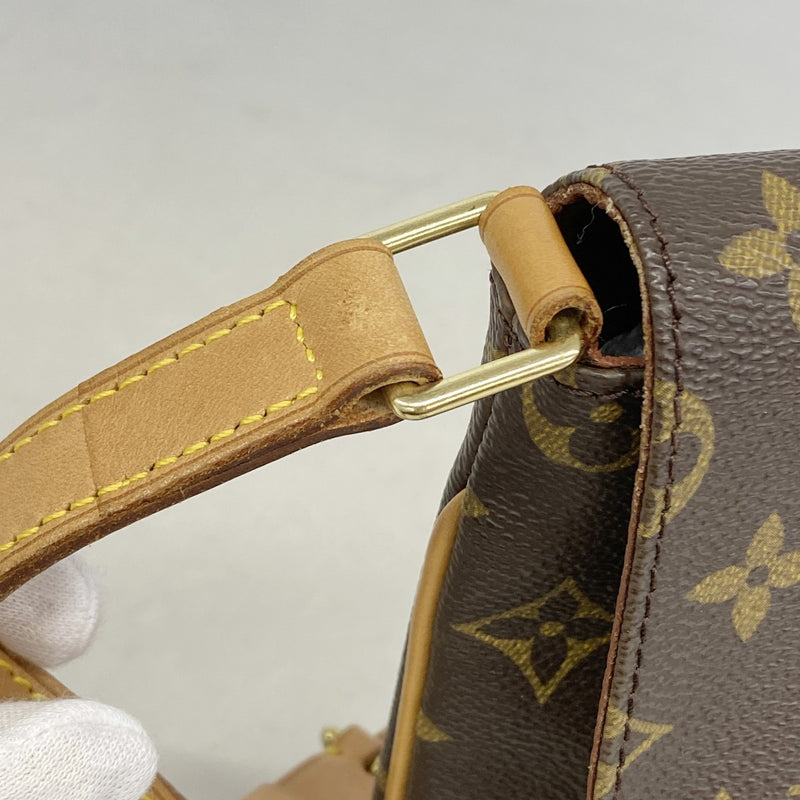 【6gd3958】ルイヴィトン ショルダーバッグ モノグラム ミュゼットタンゴショートストラップ M51257 ブラウン【中古】レディース