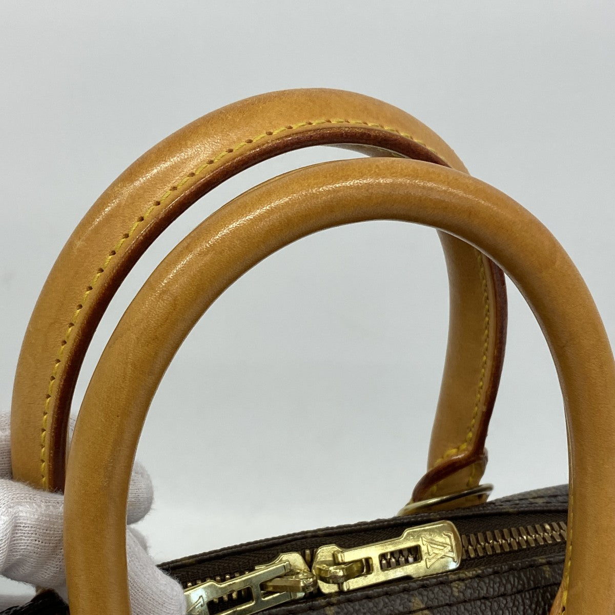【6gd3961】ルイヴィトン ハンドバッグ モノグラム ドーヴィル M47270 ブラウン【中古】レディース