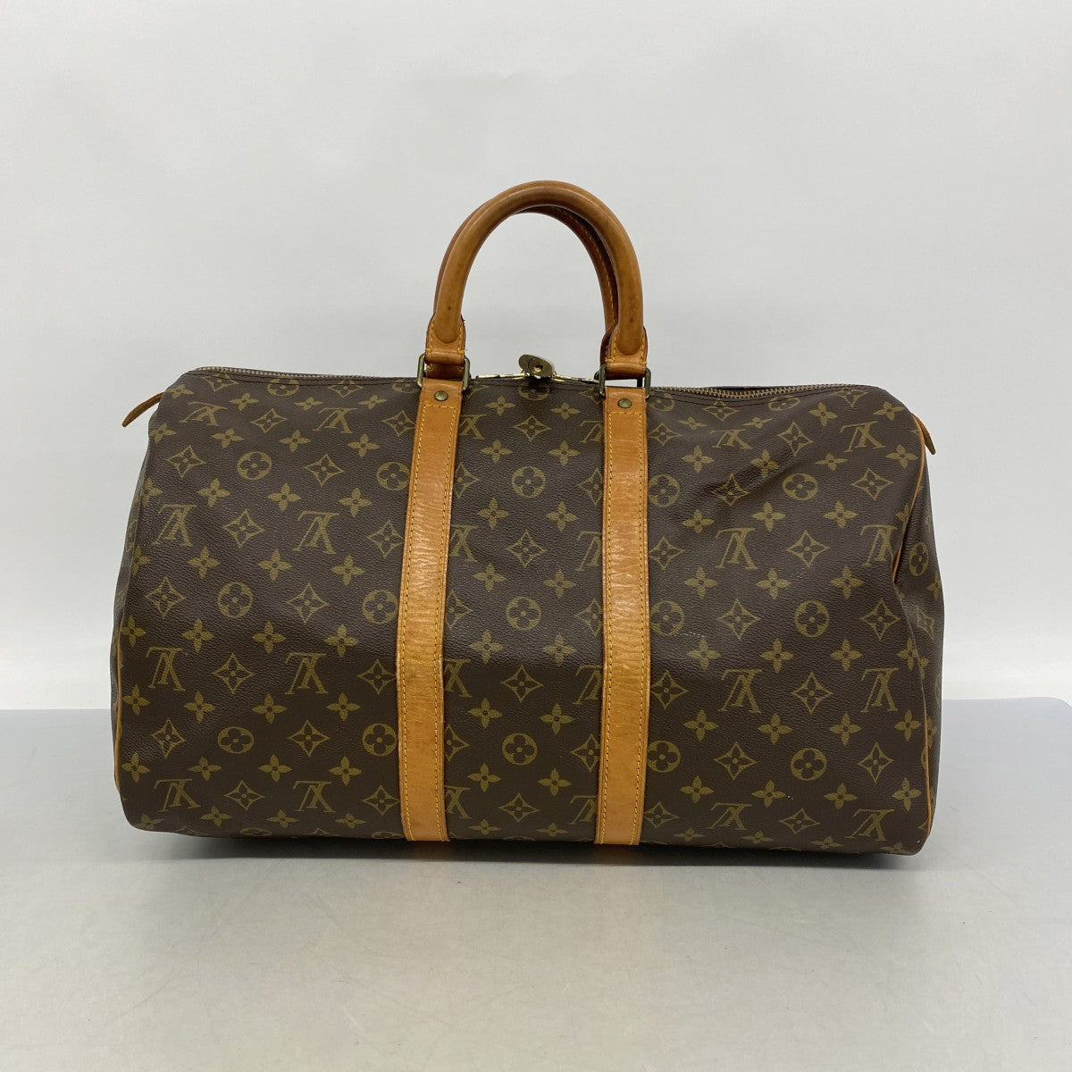 【6gd3962】ルイヴィトン ボストンバッグ モノグラム キーポル45 M41428 ブラウン【中古】メンズ レディース ユニセックス