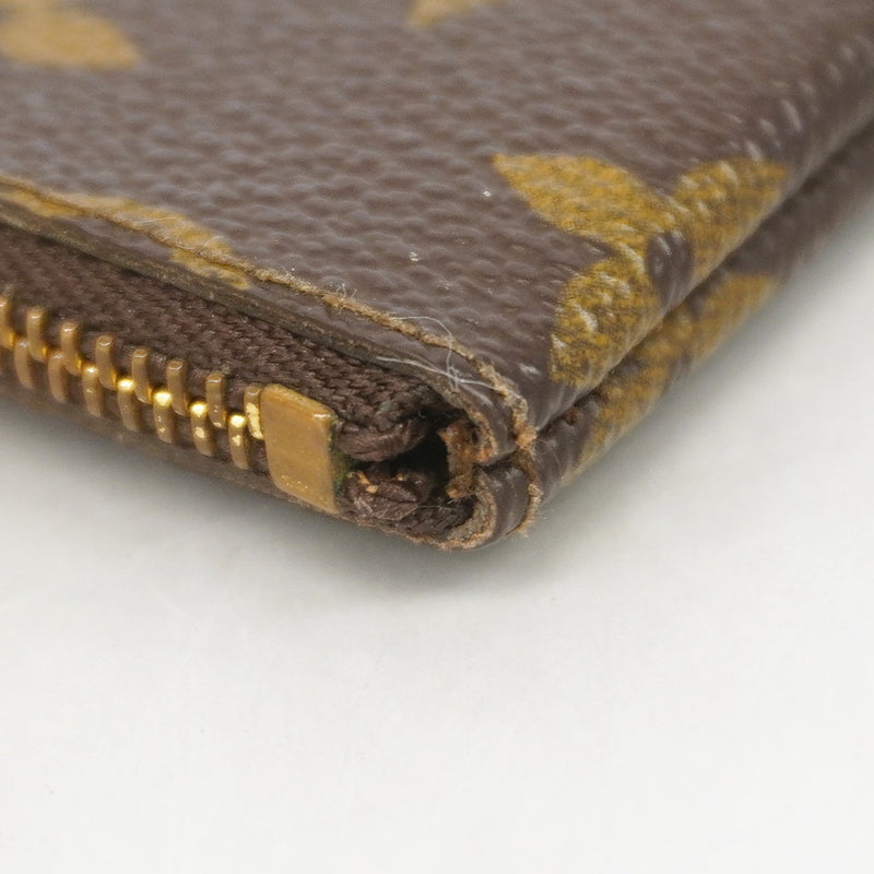 【6gd3974-k】ルイヴィトン コインケース モノグラム ポシェットクレ M62650 ブラウン【中古】メンズ レディース ユニセックス