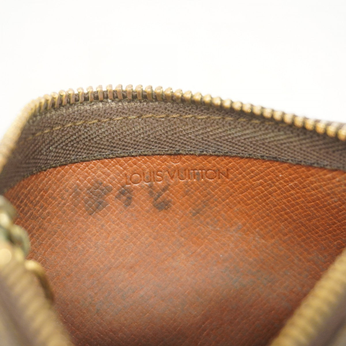 【6gd3975-k】ルイヴィトン コインケース モノグラム ポシェットクレ M62650 ブラウン【中古】メンズ レディース ユニセックス