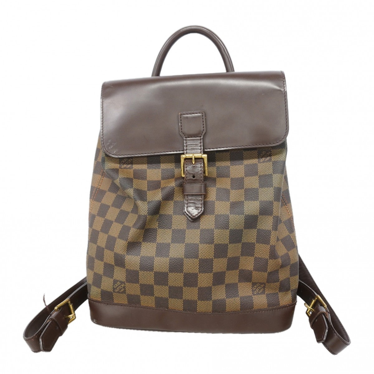 【6gd3978-k】ルイヴィトン リュック・デイパック ダミエ ソーホー N51132 エベヌ【中古】レディース