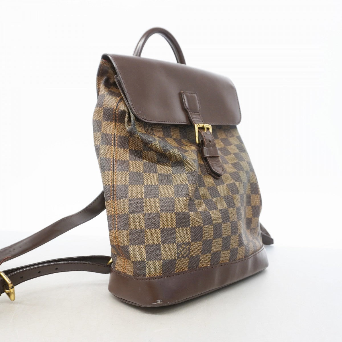 【6gd3978-k】ルイヴィトン リュック・デイパック ダミエ ソーホー N51132 エベヌ【中古】レディース