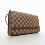 【6gd3979-k】ルイヴィトン ショルダーバッグ ダミエ トライベッカロン N51160 エベヌ【中古】レディース