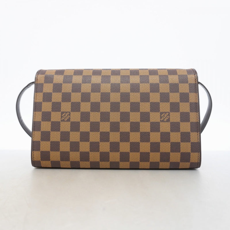 【6gd3979-k】ルイヴィトン ショルダーバッグ ダミエ トライベッカロン N51160 エベヌ【中古】レディース