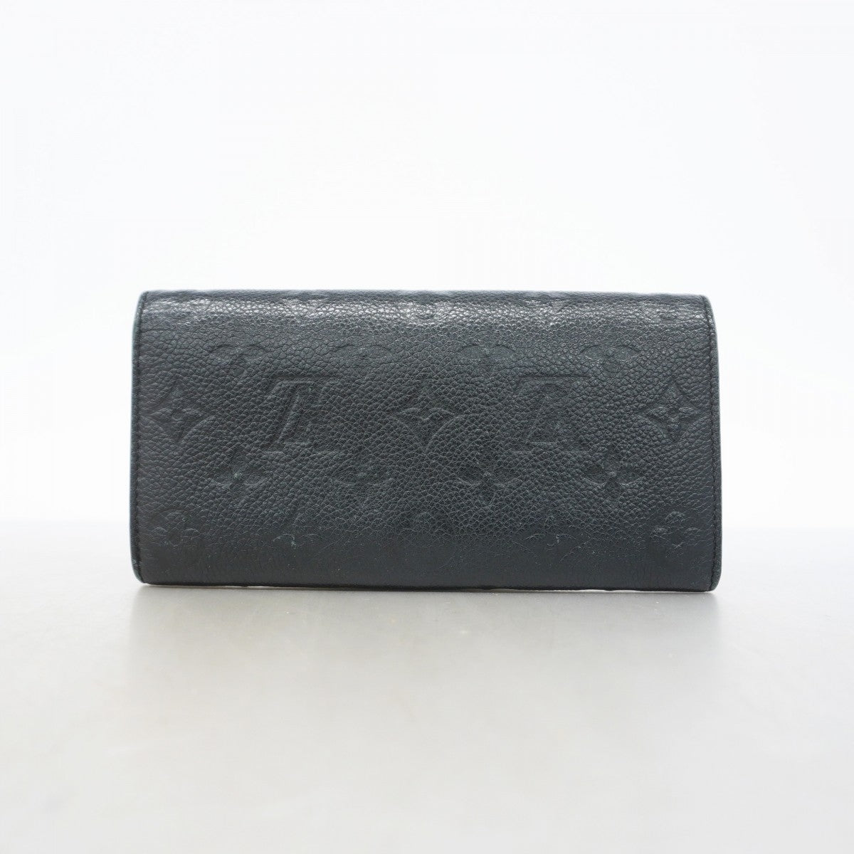 【6gd3983-k】ルイヴィトン 長財布 モノグラム・アンプラント ポルトフォイユエミリー M62369 ノワール【中古】レディース