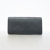 【6gd3983-k】ルイヴィトン 長財布 モノグラム・アンプラント ポルトフォイユエミリー M62369 ノワール【中古】レディース