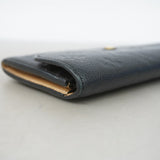 【6gd3983-k】ルイヴィトン 長財布 モノグラム・アンプラント ポルトフォイユエミリー M62369 ノワール【中古】レディース