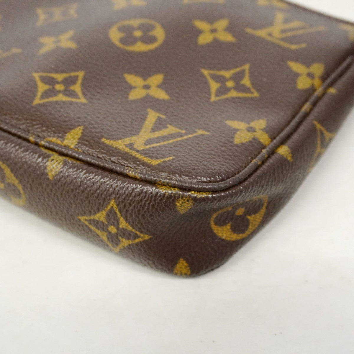 【6gd4001】ルイヴィトン ポーチ モノグラム ポシェットアクセソワール M51980 ブラウン【中古】レディース