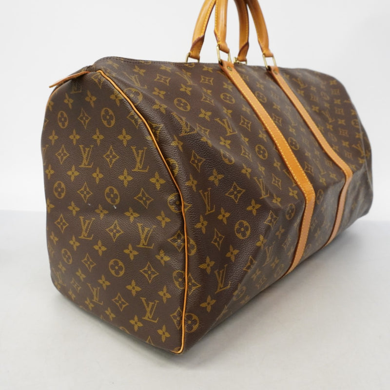 【6gd4007】ルイヴィトン ボストンバッグ モノグラム キーポル55 M41424 ブラウン【中古】メンズ レディース ユニセックス