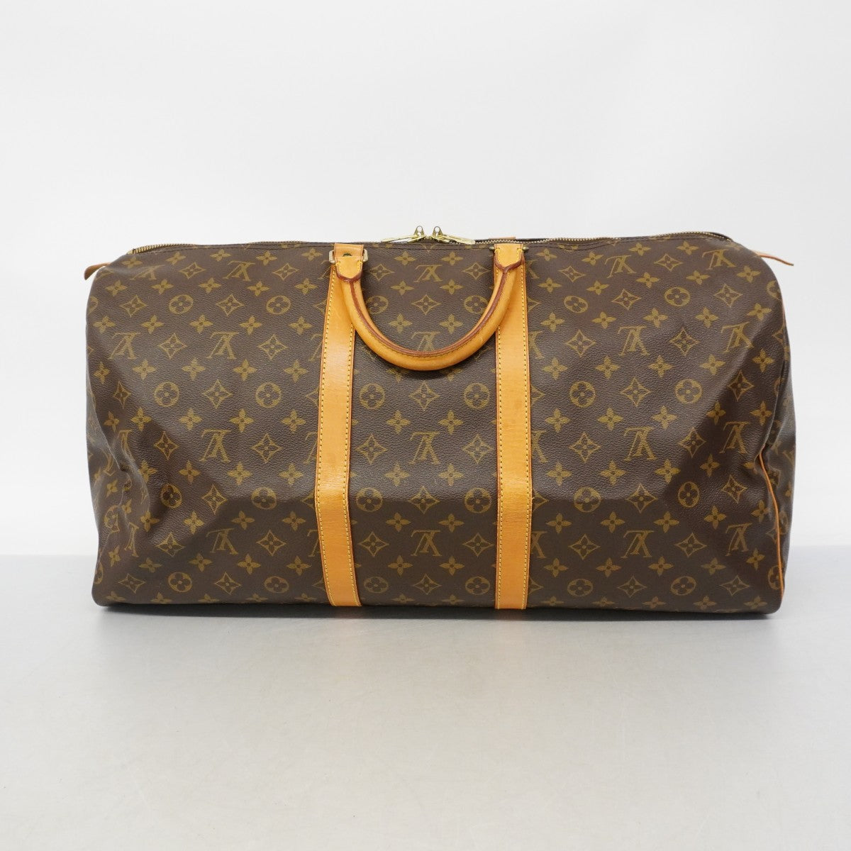 【6gd4007】ルイヴィトン ボストンバッグ モノグラム キーポル55 M41424 ブラウン【中古】メンズ レディース ユニセックス