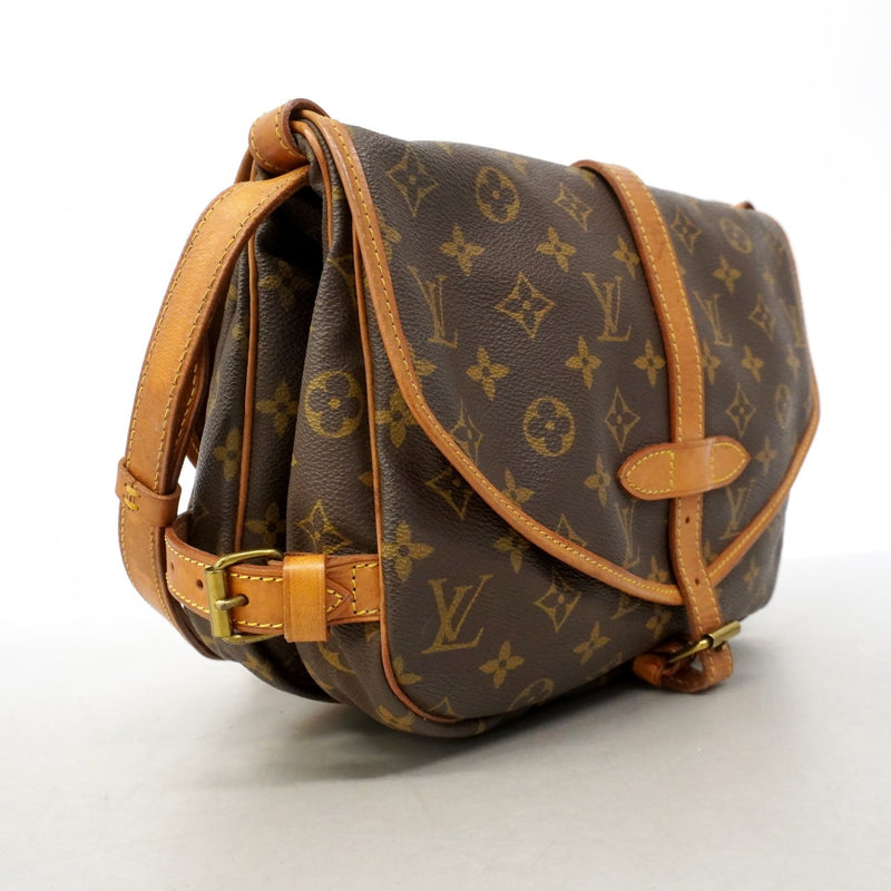 【6gd4019】ルイヴィトン ショルダーバッグ モノグラム ソミュール30 M42256 ブラウン【中古】レディース