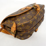 【6gd4019】ルイヴィトン ショルダーバッグ モノグラム ソミュール30 M42256 ブラウン【中古】レディース