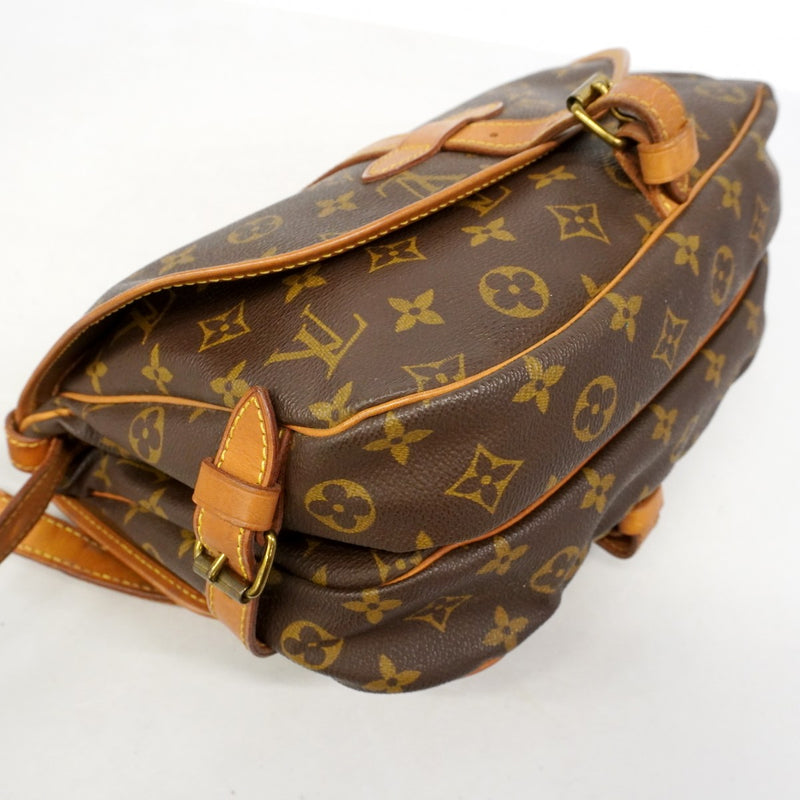 【6gd4019】ルイヴィトン ショルダーバッグ モノグラム ソミュール30 M42256 ブラウン【中古】レディース
