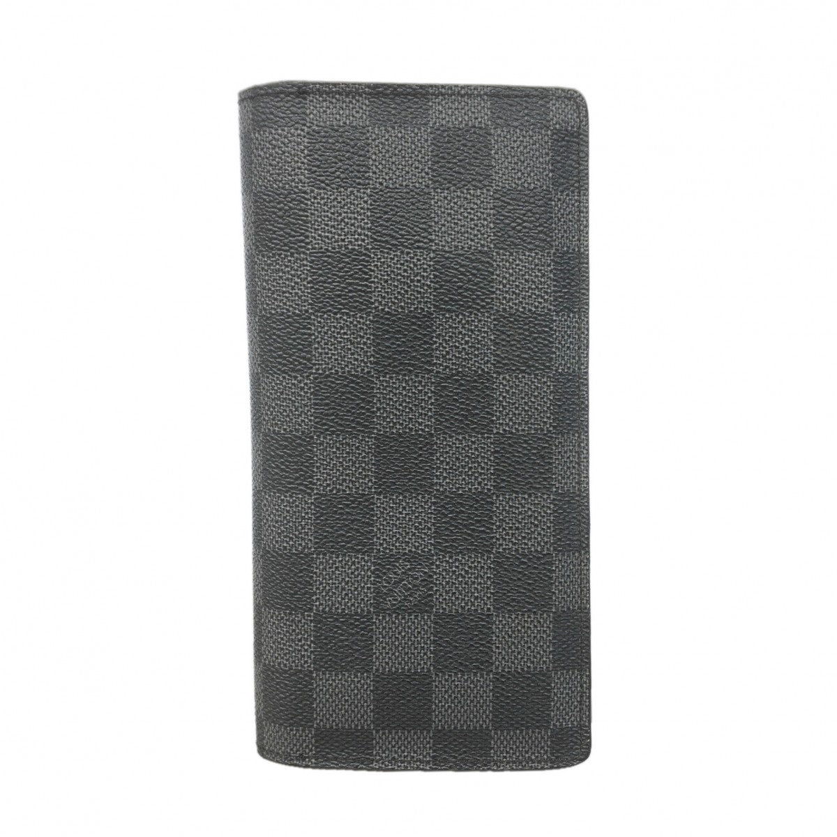 【6gd4027】ルイヴィトン 長財布 ダミエ・グラフィット ポルトフォイユ ブラザ N62665 ブラック グレー【中古】メンズ