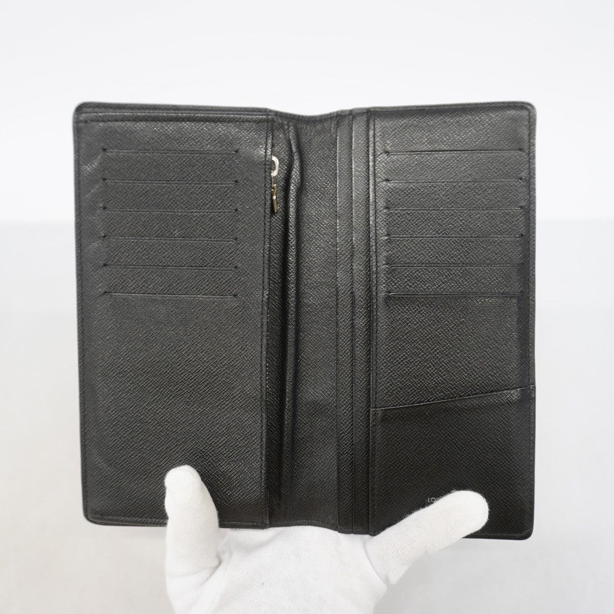 【6gd4027】ルイヴィトン 長財布 ダミエ・グラフィット ポルトフォイユ ブラザ N62665 ブラック グレー【中古】メンズ