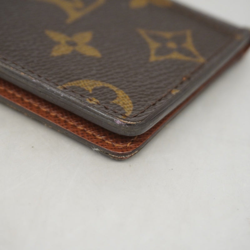 【6gd4029】ルイヴィトン パスケース モノグラム ポルトカルトパスヴェルティカル M66541 ブラウン【中古】メンズ レディース ユニセックス