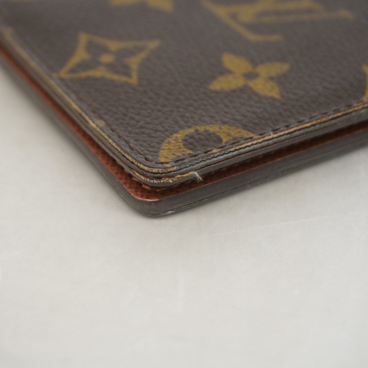 【6gd4029】ルイヴィトン パスケース モノグラム ポルトカルトパスヴェルティカル M66541 ブラウン【中古】メンズ レディース ユニセックス