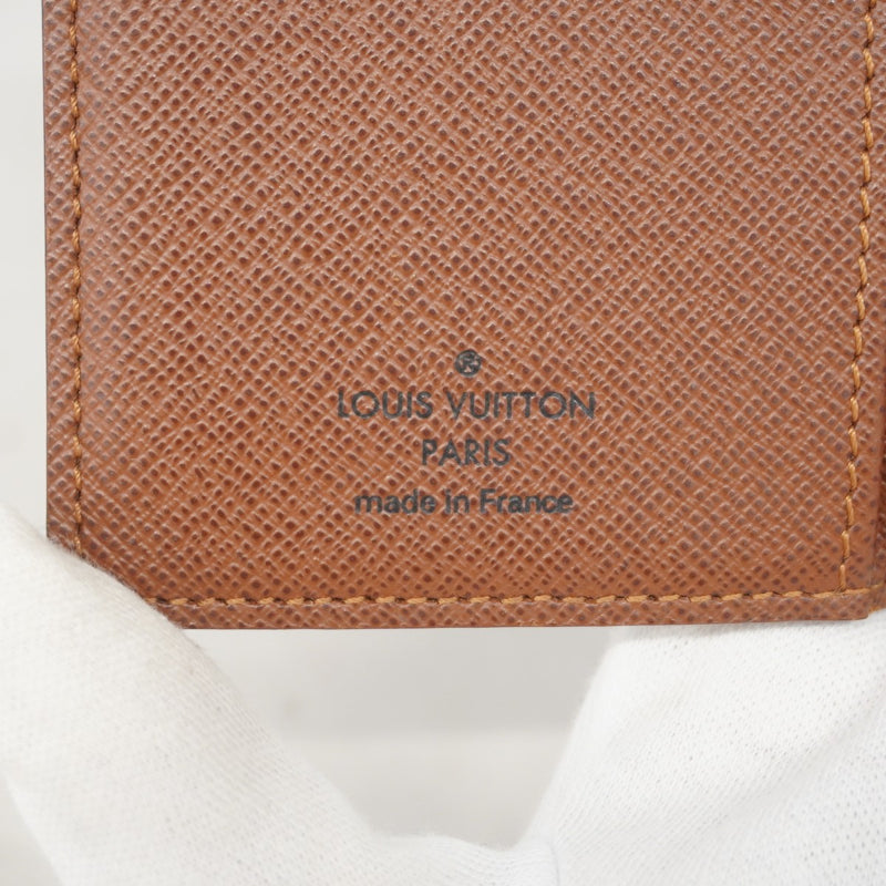 【6gd4029】ルイヴィトン パスケース モノグラム ポルトカルトパスヴェルティカル M66541 ブラウン【中古】メンズ レディース ユニセックス