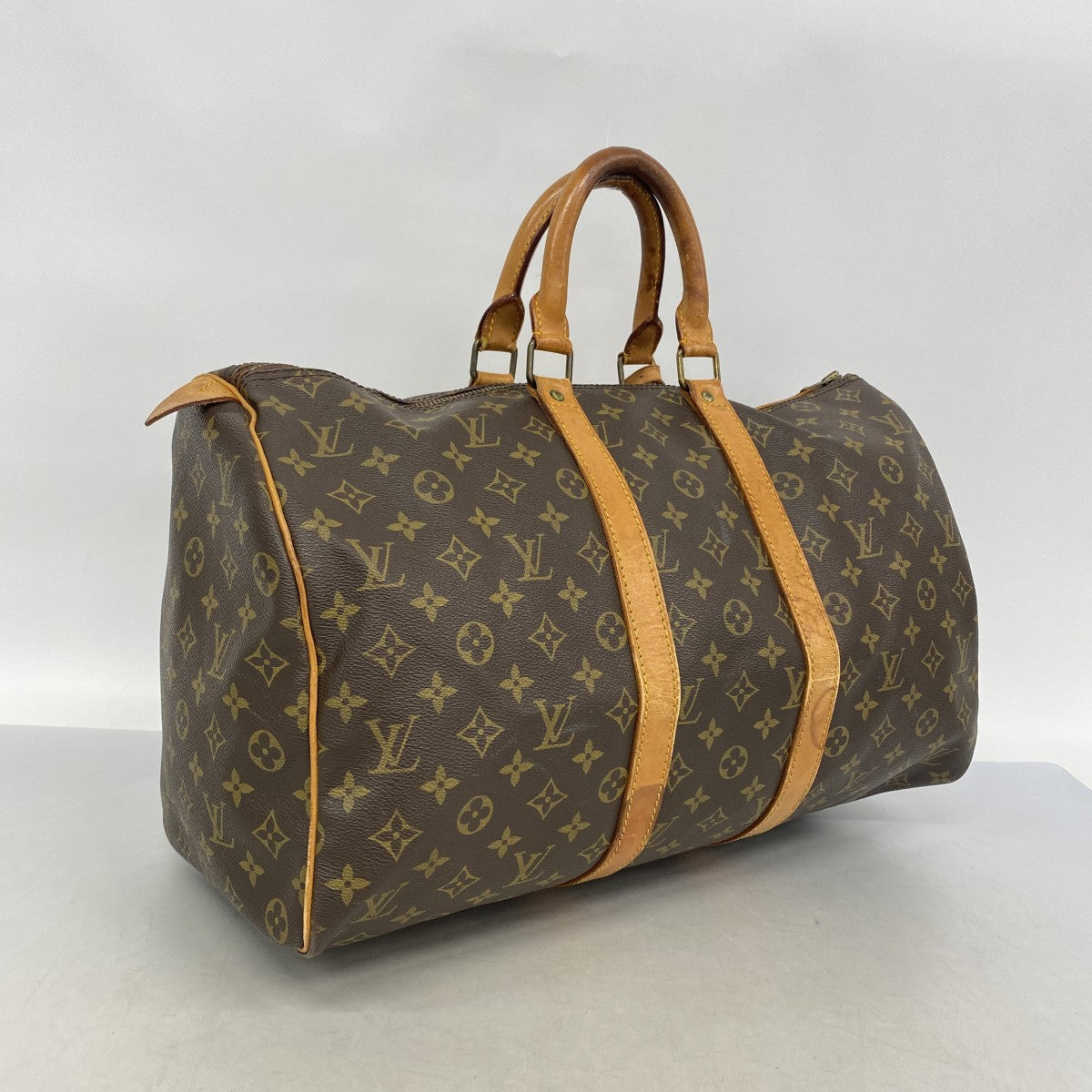 【6gd4034】ルイヴィトン ボストンバッグ モノグラム キーポル45 M41428 ブラウン【中古】メンズ レディース ユニセックス
