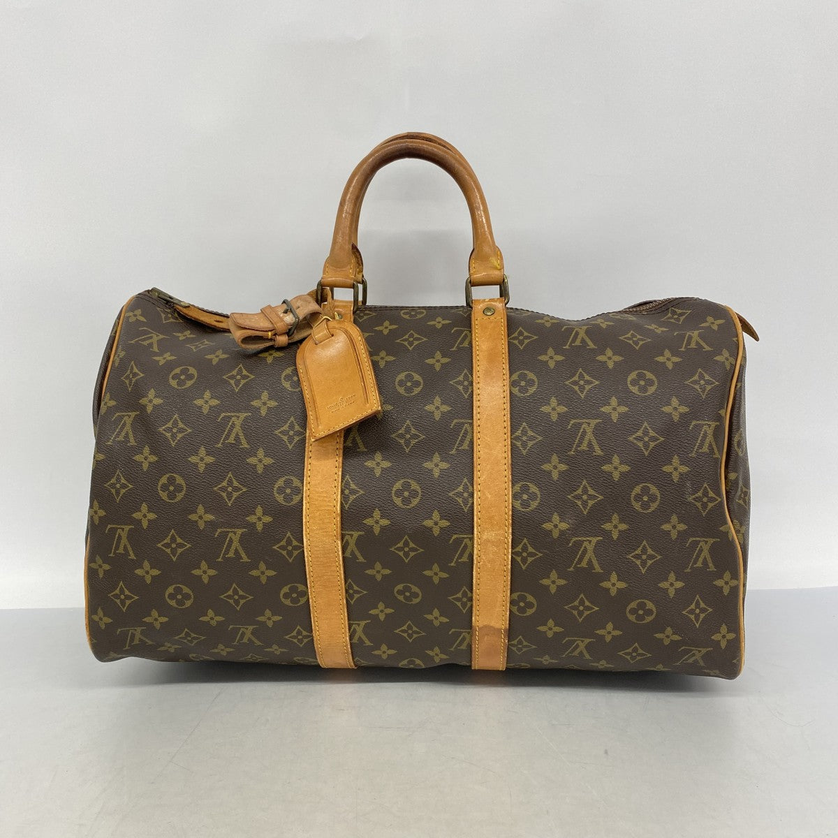 【6gd4034】ルイヴィトン ボストンバッグ モノグラム キーポル45 M41428 ブラウン【中古】メンズ レディース ユニセックス