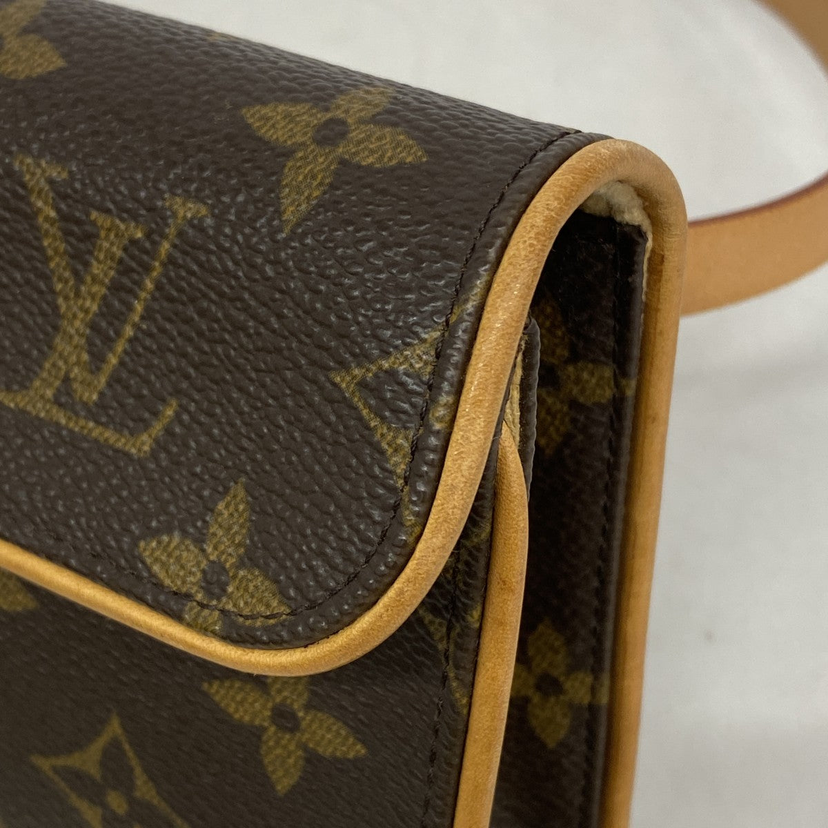 【6gd4036】ルイヴィトン ウエストバッグ モノグラム ポシェットフロランティーヌ M51855 ブラウン【中古】レディース