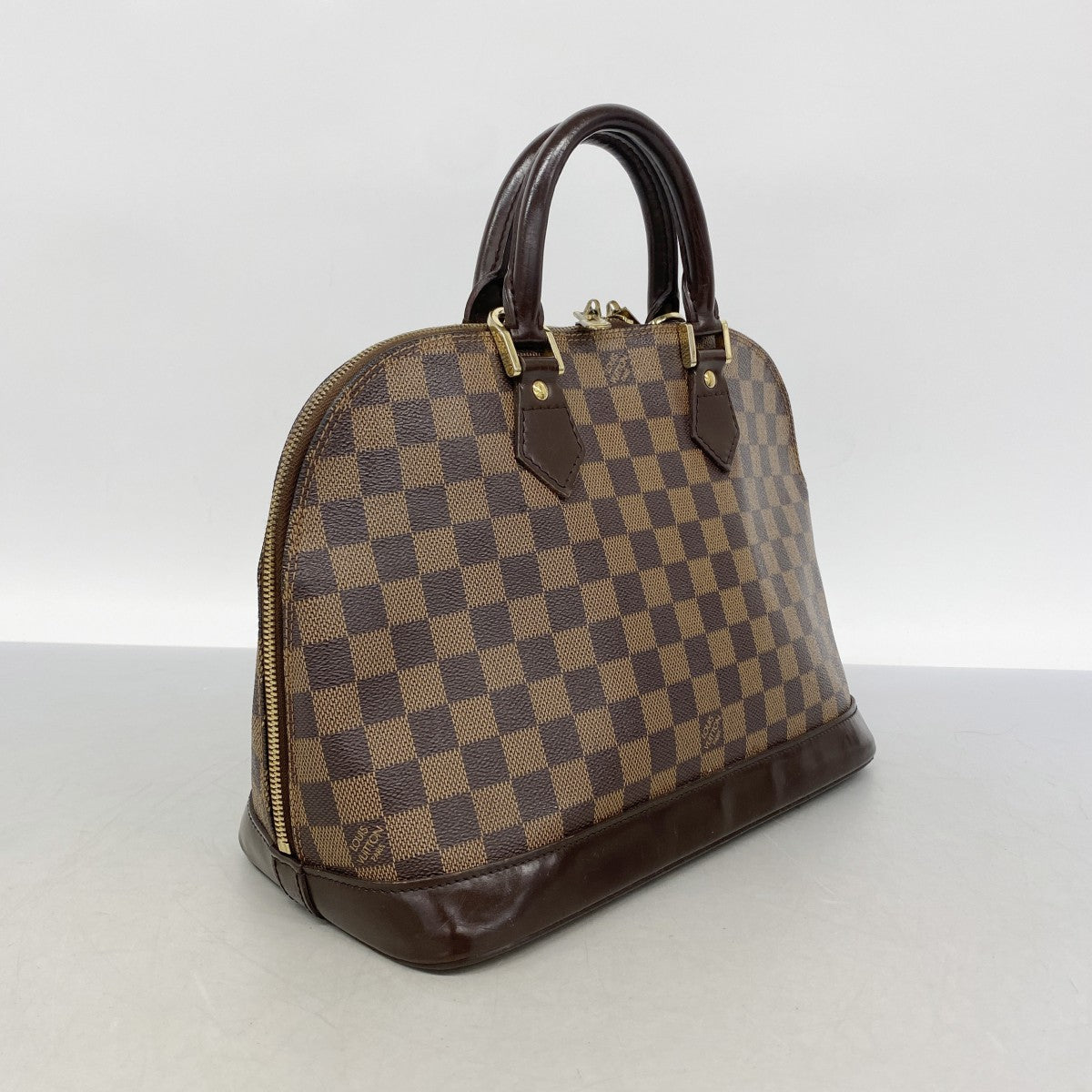【6gd4037】ルイヴィトン ハンドバッグ ダミエ アルマ N51131 エベヌ【中古】レディース