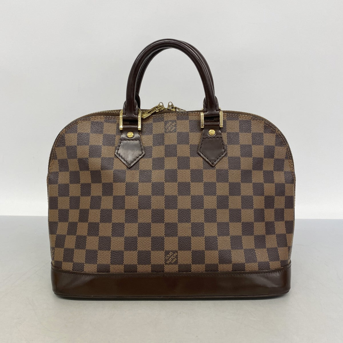 【6gd4037】ルイヴィトン ハンドバッグ ダミエ アルマ N51131 エベヌ【中古】レディース