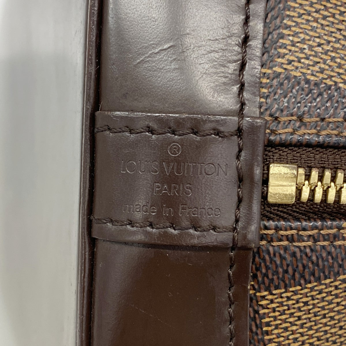 【6gd4037】ルイヴィトン ハンドバッグ ダミエ アルマ N51131 エベヌ【中古】レディース