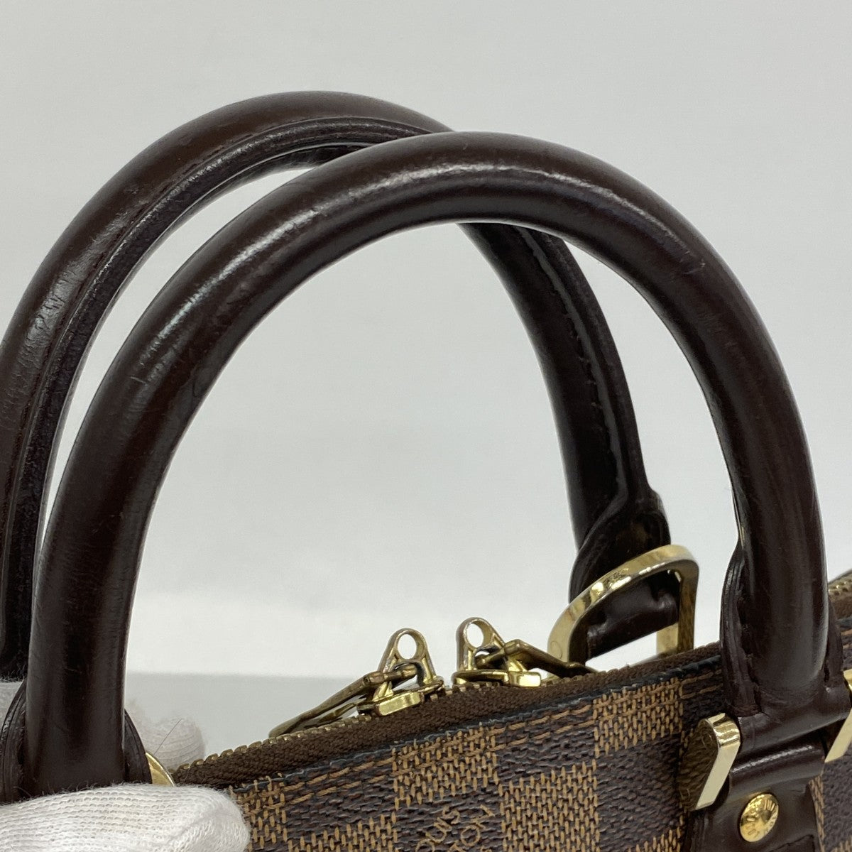 【6gd4037】ルイヴィトン ハンドバッグ ダミエ アルマ N51131 エベヌ【中古】レディース