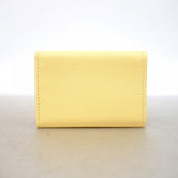 【6gd4050】ルイヴィトン 三つ折り財布 トリヨン ポルトフォイユ・ロックミニ イエロー【中古】レディース