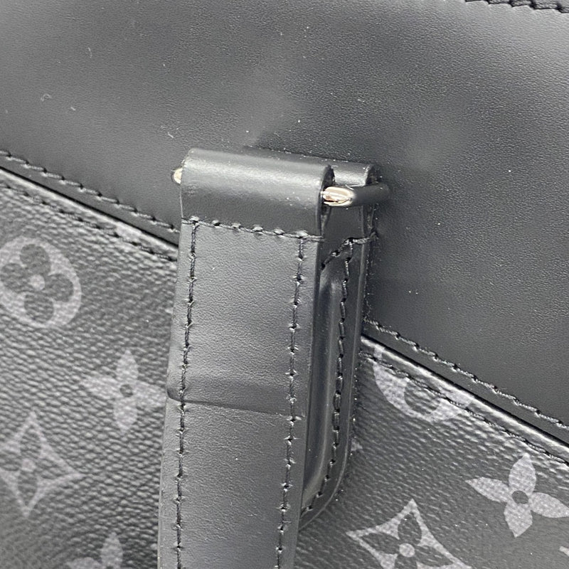 【6gd4055-k】ルイヴィトン ビジネスバッグ モノグラム・エクリプス エクスプローラー M40566 ブラック 2wayバッグ【中古】メンズ