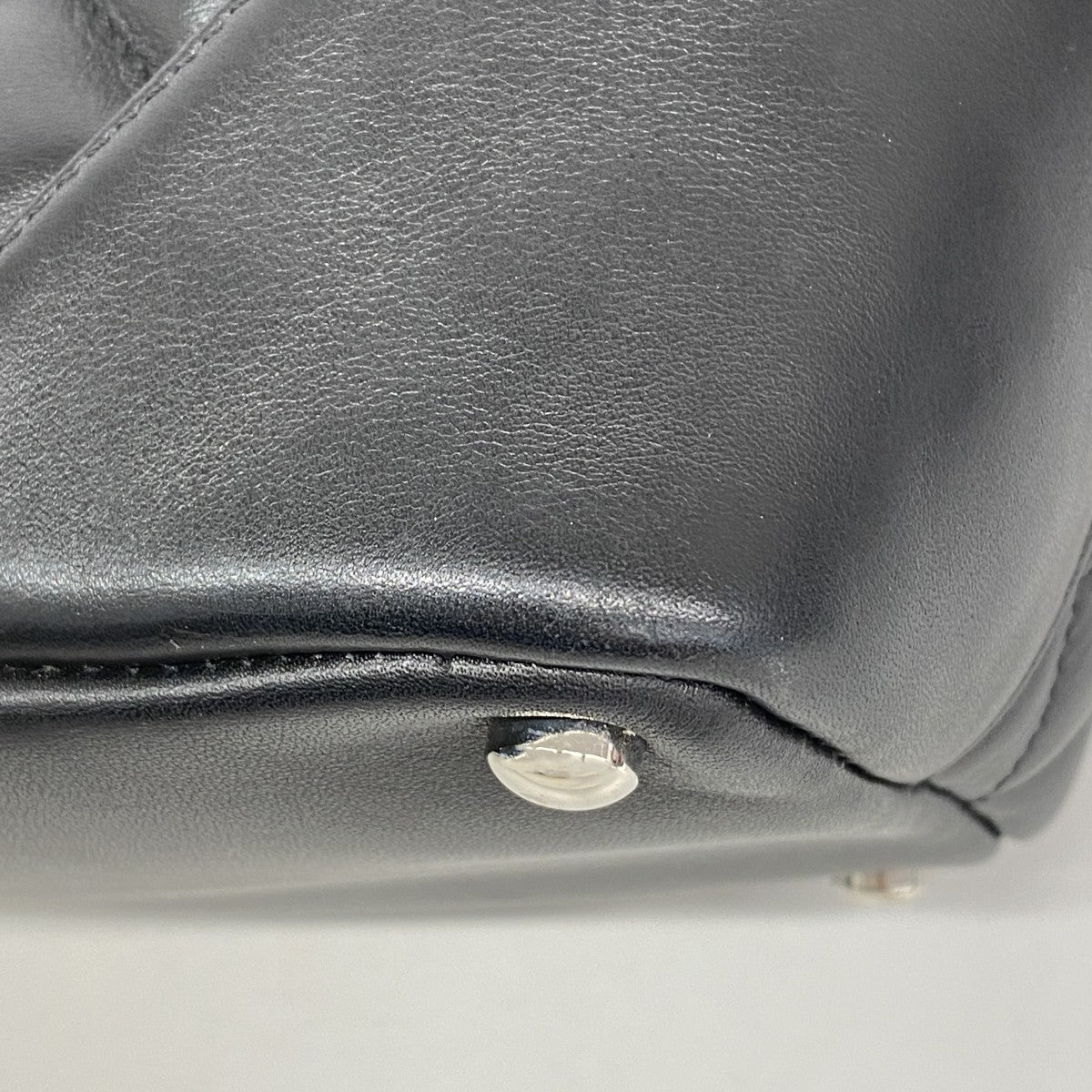 【6gd4057-k】シャネル トートバッグ カンボン ラムスキン ブラック シルバー金具【中古】レディース