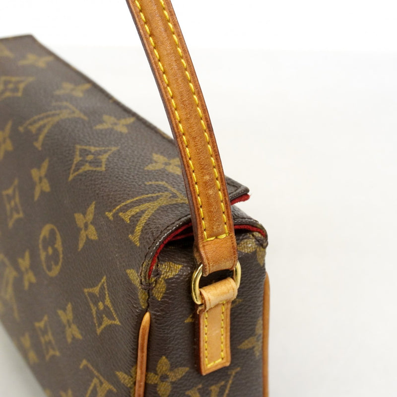 【6gd4059-k】ルイヴィトン ハンドバッグ モノグラム レシタル M51900 ブラウン【中古】レディース