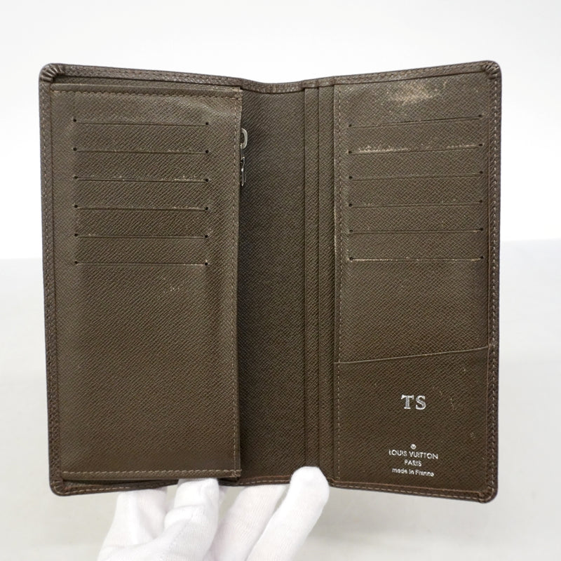 【6gd4062-k】ルイヴィトン 長財布 タイガ ポルトフォイユブラザ M32578 グリズリ【中古】メンズ